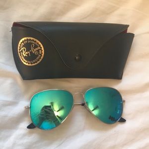 Blue/Green Ray Ban Sunglasses